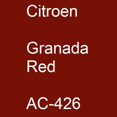 Citroen, Granada Red, AC-426.